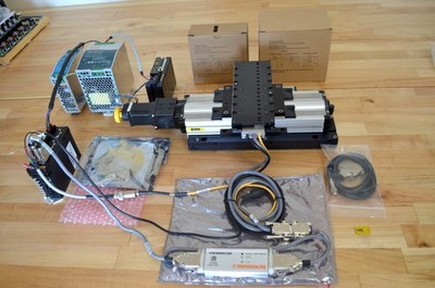 Parker 404XR/MX80L Linear Servo Motor XY Stage w/ E-DC & Vix500AH Drives - Mach3