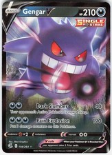 Gengar V Holo Ultra Rare SWSH08: Fusion Strike 156/264 LP on eBay