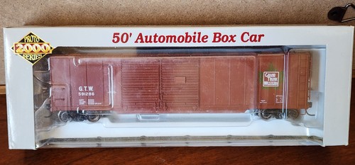 Coche de carga Grand Trunk Western RR 50' DD 591286 Life Like 30330 RTR | Zustand: Used