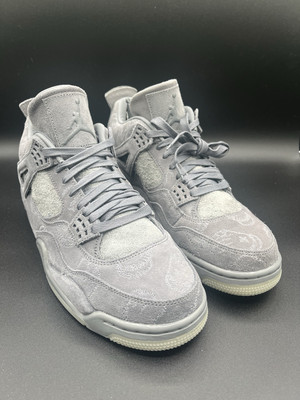 BRAND NEW Size 9 Nike Air Jordan 4 Retro Kaws Grey 930155-003 *SHIPS ASAP