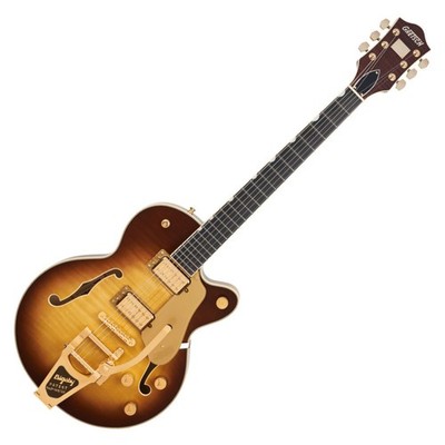 E-Gitarre Gretsch Broadkaster Jr. LX Figured Center Block Sunburst Japan