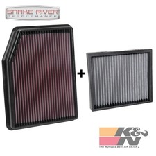 K&N Air Filter and Cabin Filter For 19-25 Chevy Silverado GMC Sierra 1500 5.3L 6