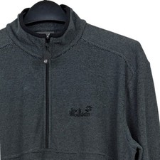 Jack Wolfskin Mens L Mock Neck Nanuk 100 Flee...