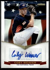 2012 Panini USA Baseball 15U National Team Signatures #20 Coby Weaver AUTO /299