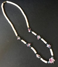 AUTHENTIC VINTAGE HAWAII PUKA SHELL NECKLACE CHOKER  20  