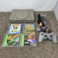 Sony PlayStation 1 Console Bundle TESTED WORKS PS1 Video Game System W Games