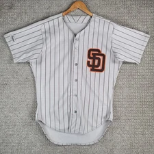 Vintage 1987 Rawlings San Diego Padres Baseball Jersey Pinstripe Men Size 42