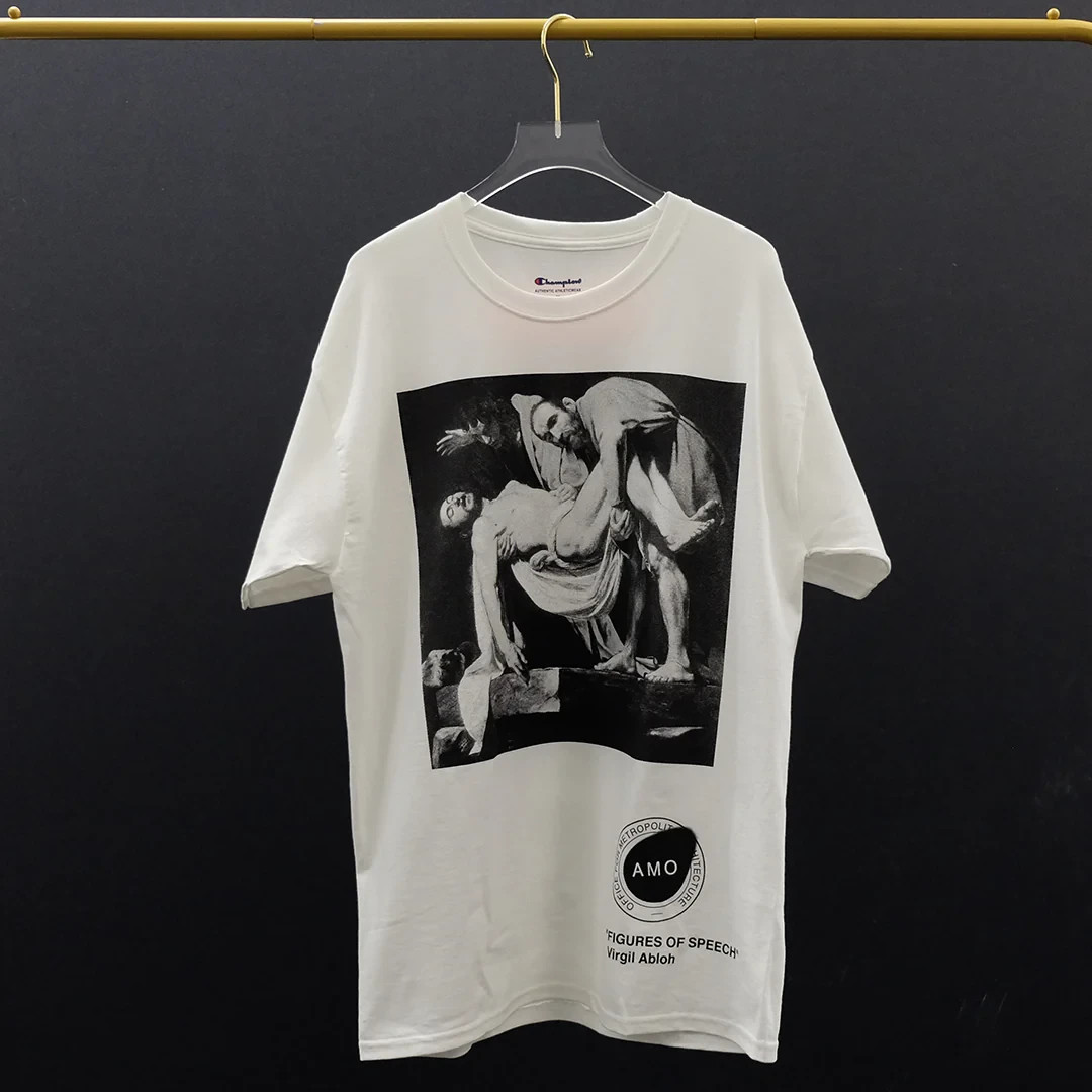 Virgil Abloh Pyrex 23 Caravaggio T Shirt White Large Figures of
