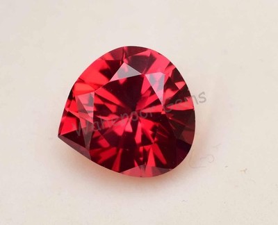 6.60 Ct Natural Maple Orange Sapphire Pear Master Cut Certified Loose Gemstone