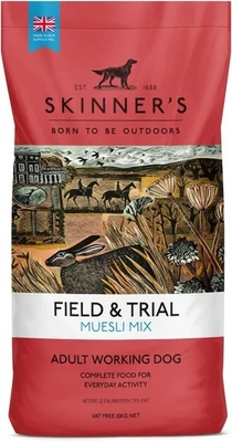 BRANDED New listing15kg Skinner’s Field & Trial Muesli Mix – Complete Dry Adult Dog Food Pack