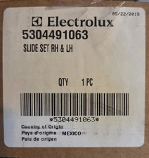 Electrolux Frigidaire 5304491063 Refrig Drawer Slide Rail Kit Genuine OEM New