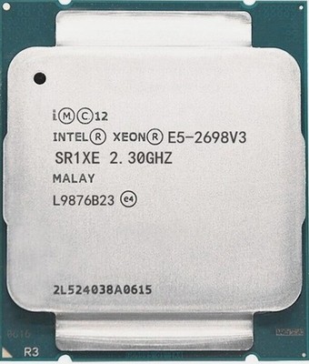 Intel Xeon E5-2698 V3 LGA2011-3 Server CPU Processor SR1XE 2.3GHz 16Core 135W