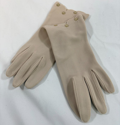 Unbranded Woman's Dress Gloves Wrist Length Unlined Knit One Size Stretch