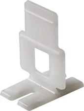 QEP LASH Tile Leveling System, Part A, Clips for 1/16" Grout, White 