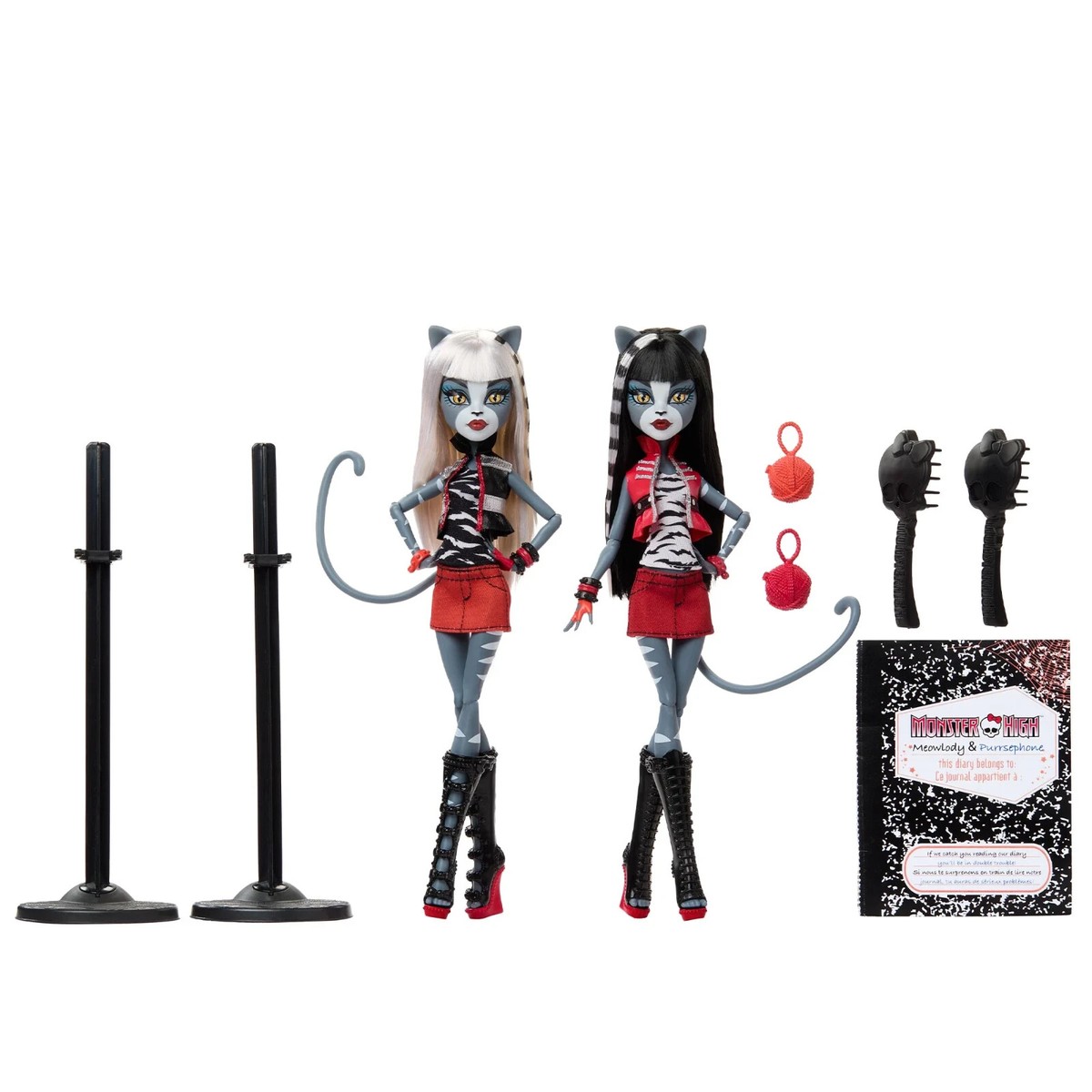 Monster High Boo-riginal Creeproductions G1 Meolowdy & Purrsephone