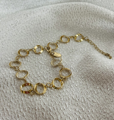 Anklet Bracelet Charm And Charlie Lovely 'Charming Charlie' Gold