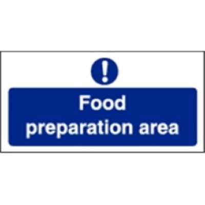 Self-Adhesive Kitchen Safety Signs - Food Hygiene & HACCP Warning Stickers