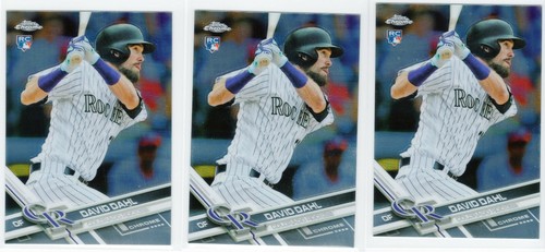 David Dahl #186 2017 Topps Chrome card