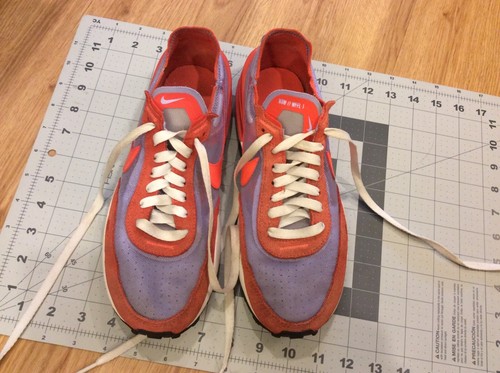 Nike Waffle One Sneaker TEAM ORANGE /HYPER CRIMSON DC2533-800 Women's Sz 8 US - Picture 12 of 18
