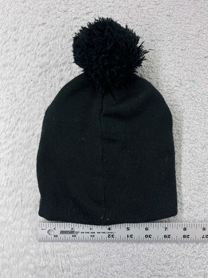 Gorro Spiderman Toque Juvenil Rojo Negro Tejido Bordado Mezcla Acrílico Pom de Esquí Foto 3 de 4