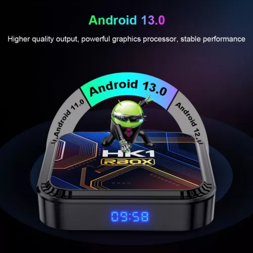 Android 13.0 TV Box Media Player 5G WIFI Quad Core 8K 4G+ 32G/64G Smart Stream - Picture 4 of 11