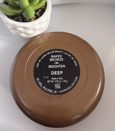 Laura Geller Bronze N Brighten Multipurpose Bronzer In Deep 24g Supersize New - Picture 4 of 4