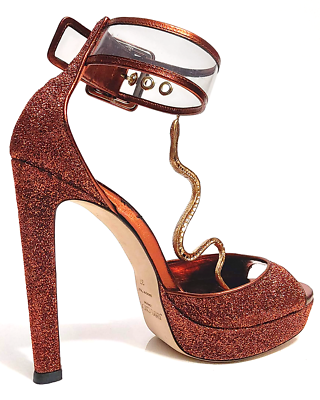 再値下げ⭐︎JIMMY CHOO オレンジ ミュール 37 JIMMY CHOO(ジミーチュウ) サンダル 37 レディース - オレンジ