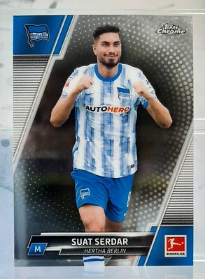 Topps Chrome 2022 - Suat Serdar - Hertha Berlin - Karte nr. 12 Holo Nearmint