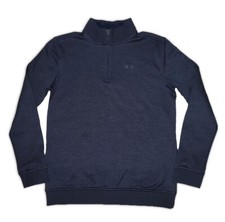 Under Armour Youth XL Blue 1/4 Zip Boys Armour Fleece Pullover Sweater