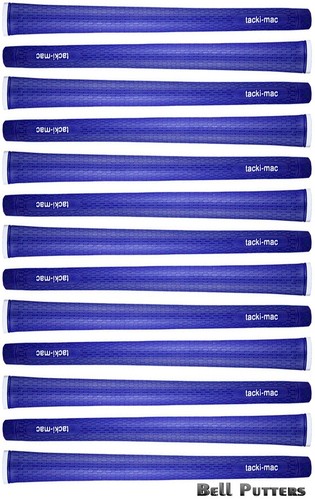 Dreizehn (13) Tacki Mac Itomic Standard blaue Golfgriffe - weiße Kappe - Herrengriff - 52 g - Bild 1 von 2