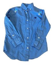 C Chaps Youth Button Up Long Sleeve Dress Shirt size 6