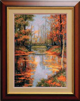 Charivna Mit Cross-stitch kit No562C Gold autumn