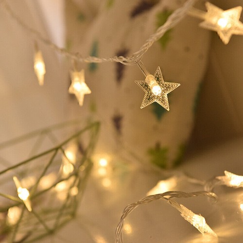 LED Fairy Lights String Garland Star Light String Twinkle Christmas Tree Decor - Picture 6 of 26