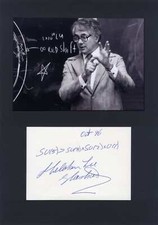 Sheldon Lee Glashow autograph, Nobel Prize in Physics 1979, Printed Scientific a