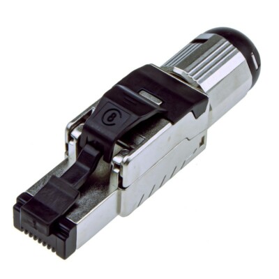 CAT8 CAT7 CAT6/6a RJ45 Feldanschluss 10G Stecker werkzeuglos - geschirmt Posten