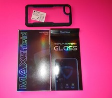 Maxshield , Protection Case, Blue, Glass Pro Screen Protector, for iPhone 6/7/8 