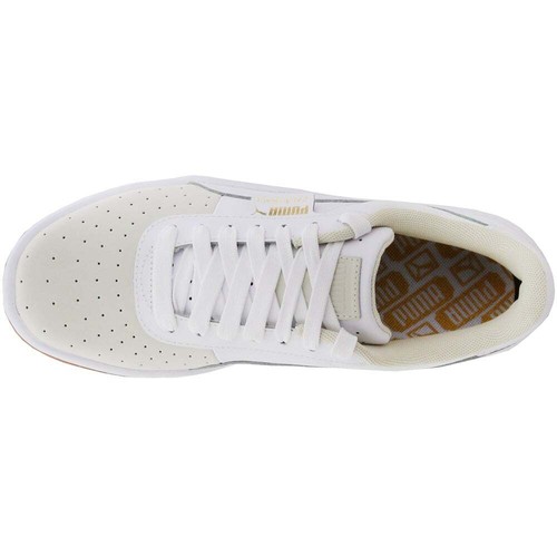 PUMA California Exotic Perforated Lace Up Womens White Sneakers Casual Shoes 36 - Picture 6 of 8