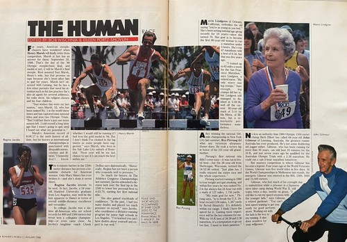 1988 Runner’s World January Marathon Issue, 2 Nike ads - Picture 17 of 24