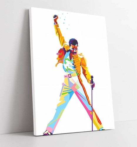 RAINBOW FREDDIE MERCURY -DEEP FRAMED CANVAS WALL SPLASH ART PICTURE PAPER PRINT - Picture 10 of 14