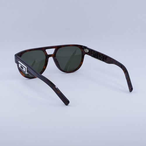 New Dior DIORB23 R1I 20C0 Shiny Red Havana/Green 54-17-145 Sunglasses - Picture 4 of 6