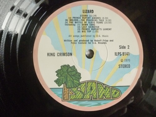 KING CRIMSON ~ LIZARD ~ NEAR MINT 1970 ISLAND UK 1ST PRESS PROG ROCK LP - Picture 12 of 14