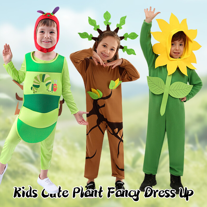 Kids Cute Plant Fancy Dress Up Child Rose Sunflower Jumpsuit Party Stage Costume Kids Cute Plant Fancy Dress Up Child Rose Sunflower Jumpsuit Party Stage Costume