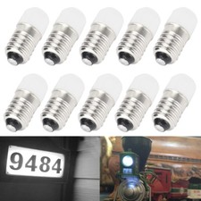 10x Screw Base Bulbs 12-14V For Lionel Marx Vintage Train Passenger Cars Engines