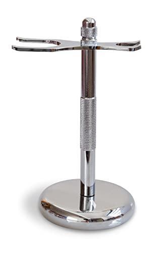 Bevel Shaving Brush & Safety Razor Stand, Dual Shave Stand, Helps to Protect - Picture 1 of 5