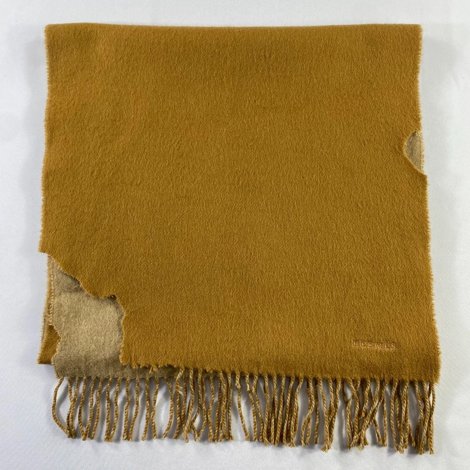 Hermes Bufanda Silenciador Invierno Cuello Bufanda Cachemira Bufandas Foto 2 de 4