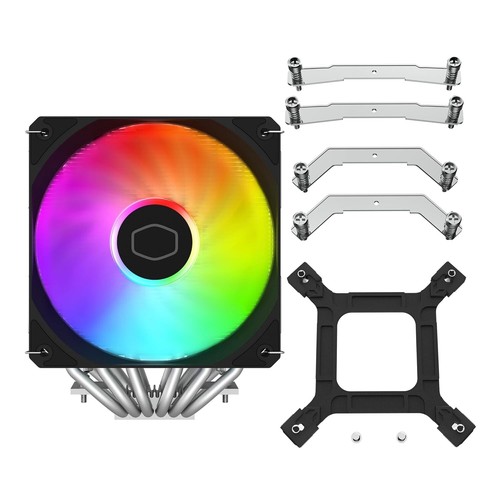 Cooler Master Hyper 620S Dual Tower CPU Air Cooler, ARGB Sync, 120mm PWM Fan, 6 - Afbeelding 12 van 15