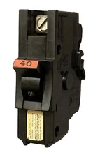 NA40 FPE Federal Pacific NA140 40 Amp 1 Pole Stab-Lok Thick Wide Red Handle 