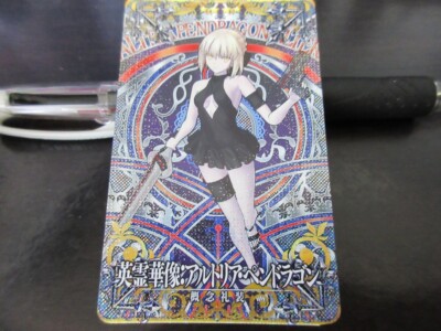 FGO Fate Grand Order Arcade Card Hero Sculpture Artoria Pendragon Alter e Altria