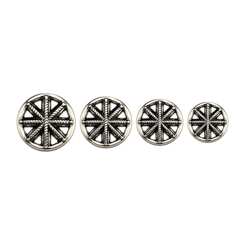 5Pcs Vintage Style Metal Button DIY Sewing Crafts Decorative Accessories 15-23mm - Picture 3 of 6