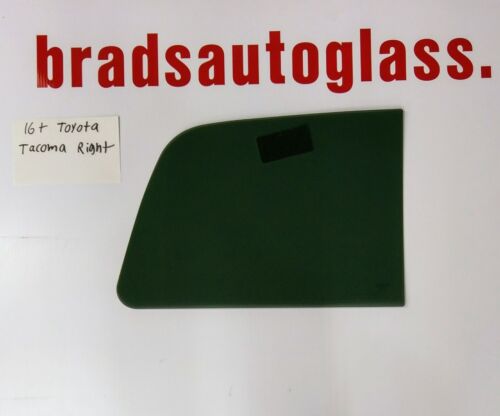 Fits 2016-2023 Toyota Tacoma sliding rear window back glass POWER RIGHT patch - Picture 2 of 2